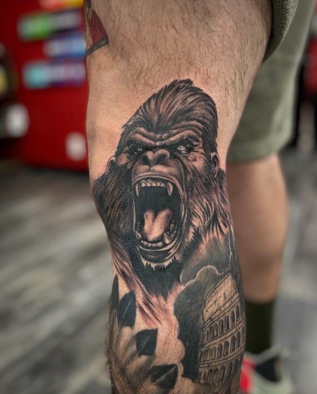 gorilla tattoo